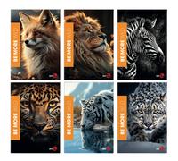 BM - 0120564 - Maxiquaderno Be More Wild - A4 - 36+2 fogli - 100gr - 4mm - BM - 81928 - Conf. da 10 Pz. - 0120564