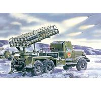 BM-24-12, Multiple Launch Rocket System On ZiL-157 Base 1:72 Plastic Model Kit