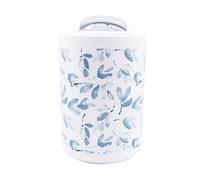 BM 6215 Pattumiera Bagno Basculante Cestino Spazzatura Bidoncino Bagno 3L Blu Avio Foglie, Diversi Colori a Scelta, Realizzata in Polipropilene