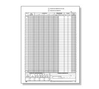 BM BeMore - Mod 244/C, 0100435 - Registro dei Corrispettivi con Copia - Carta Autoricalcante 12+12 Fogli - Dimensioni 22cm x 28cm - Confezione da 5 pezzi
