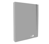 BM BeMore - Portadocumenti grigio chiaro - Dorso 3, 0123600 - Dimensioni 24cm x 35cm x 3cm - Copertina pesante Plastificata Lucida - Confezione da 1 pezzo