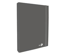 BM BeMore - Portadocumenti grigio scuro - Dorso 3, 0123603 - Dimensioni 24cm x 35cm x 3cm - Copertina pesante Plastificata Lucida - Confezione da 1 pezzo