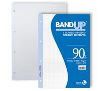 RICAMBI FORATI RINFORZATI BANDUP A4 90gr 40fg 4mm BM