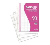Bm - BeMore - Ricambi Bandup A4 Con Banda Rinforzata - Rigatura A - Righe Con Margini Per La 1° E 2° Elementare - 40 Fogli - Carta 90G/Mq - 0105493