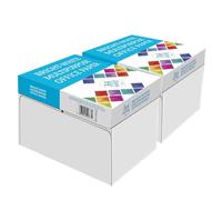 BM OFFICE Carta A4 per Stampante 80gr - Confezione da 10 risme da 500 Fogli l'una - tot. 5.000 fogli - ideale per tutte le Stampanti e Fotocopiatrici da ufficio e casa - bianca