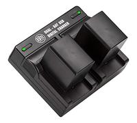 BM Premium 2 batterie BP-828 e caricabatterie doppio per Canon VIXIA HF G40, HF G50, HF G60, HF G70, XA40, XA45, XA50, XA55, XA60, XA65, XA70, XA75, XA10, XA11, XA11, XA11 5, XA2. 0, XA25, XF400