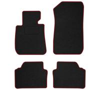 BM08-1 Set Tappetini Velluto STREAK Rosso per BMW Serie 3 E90 2004-2011 tappeto