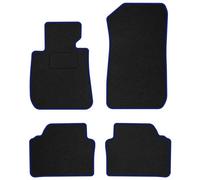 M MOTOS Tappetini auto Velours Standard per auto compatibili con BMW 3er E91 2004-2011 - Standard, Tessuto, Blu tappetino auto - Provate un nuovo comfort di guida con un set di tappetini in velluto