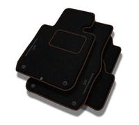 PERFORMANCE Tappetini tappetini auto in velluto personalizzati per BMW X3 F25 2011-2017 - Standard, Traforato, Grigio brunastro -Ricamo CNC preciso, piping traforato di design, accessori per auto - Pe