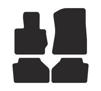 BM13-2 Set Tappetini Velluto Premium Marrone Traforato per BMW X4 F26 2011-2017