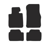 BM18-1 Set Tappetini Velluto Premium Pelle Nera per BMW Serie 1 F20 2011-2019 ta