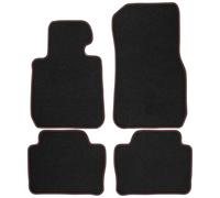 BM19-1 Set Tappetini Velluto Premium Opaco Rosso per BMW Serie 3 F30 2012-2018 t