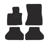 BM21-1 Set Tappetini Velluto STREAK Marrone per BMW X6 E71 2007-2014 tappeto mor
