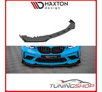 BM287MCOMPCNC-FD1BRB+FSF1G SPLITTER LAMA ANTERIORE Street Pro V.1 + Flaps BMW M2