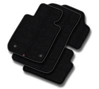 BM30-1 Set Tappetini Velluto Premium Opaco Nero per BMW Serie 7 F02 2008-2015 ta