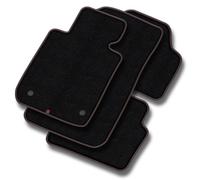BM54-1 Set Tappetini Velluto Premium Pelle Rossa per BMW Serie 1 F40 dal 2019 ta