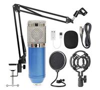 BM800 Kit microfono a condensatore professionale con braccio a sospensione ammortizzatore copertura acustica per live Broadcasting Studio registrazione radio spettacoli teatrali