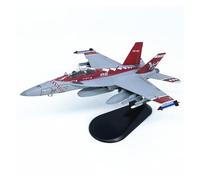 BMAONZ 1:100 Per Il Modello Di Aereo Da Caccia F/A-18F Super Hornet In Scala Multicolore Basato Su Portaerei Scale Aircraft Display Model(Gray C)