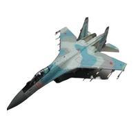 BMAONZ 1/100 Per SU35 Super Flanker Modello Militare SU-35 Heavy Fighter Army Air Force Aereo Giocattolo Pressofuso Scale Aircraft Display Model(Blue)