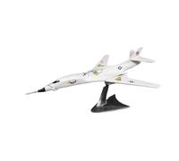BMAONZ 1/144 Per B-1B B1B Bomber Strategico A Lungo Raggio Lancers Modello Aereo Da Caccia Ad Ala A Freccia Variabile In Lega Scale Aircraft Display Model(White B)