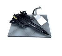 BMAONZ 1:144 Per SR-71 Blackbird Reconnaissance Aircraft Simulation Alloy Fighter Model Souvenir Nero Scale Aircraft Display Model
