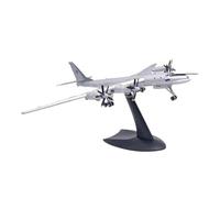BMAONZ 1/200 Per TU-95 TU95 Tupolev Bear Type Strategic Alloy Metal Aircraft Modello Realistico Argento Scale Aircraft Display Model