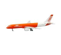 BMAONZ 1:400 Per B757-200F OE-LFB Souvenir Modello Di Aereo Pressofuso Modello Artigianale Pressofuso Arancione Scale Aircraft Display Model