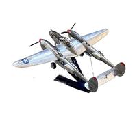 BMAONZ 1/72 Per Aereo Biplano In Lega Metallica Modello P-38 P-38J Lighting Military JET Argentato Scale Aircraft Display Model