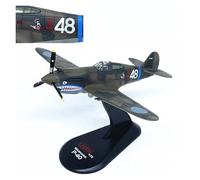 BMAONZ 1:72 Per Aereo Da Caccia P-40C Warhawk Modello In Lega Souvenir Classico Pressofuso Realistico Scale Aircraft Display Model(Green C)