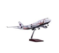 BMAONZ Aerei da Costruire Modellismo 47CM 1:150 per La Macchina per Pressofusione di Luce A LED per Aeromodelli Boeing 747 Raccolta Come Dall'aviazione Scale Aircraft Display Model