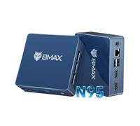 BMAX B4 Plus Mini PC con Processore Intel Alder Lake N95 (fino a 3,4 GHz), 12 GB LPDDR5 RAM, 512 GB SSD, Desktop mirco computer 4K Dual HDMI/WiFi 5/BT/LAN/WOL/Avvio automatico/Espandibile fino a 2 TB