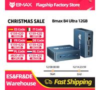 BMAX B4 Ultra Mini PC Windows 11 PC Intel N150 12 GB 512 GB SSD 2 * HDMI 1 * Tipo-C Supporta grafica Intel 4K a 60 Hz 1000 MHz