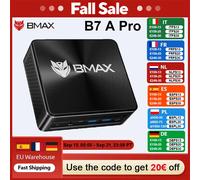 BMAX B7A Pro Mini Pc AMD Ryzen 5 7430U Processore AMD Radeon Grafica 16 GB di RAM 512 GB SSD Windows 11 USB HDMI Tipo-C mini PC B7 A Pro