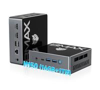 BMAX Mini PC B4Trubo Ιntel Twin Lake N150 16GB DDR4 1TB SSD Mini Desktop Computer Display Triplo 4K UHD, W-11Pro, Dual HDMI, Type-C, Wi-Fi 5, Bluetooth 5.0, supporto 2.5" SSD, per Home Ufficio