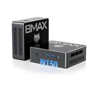 BMAX Mini PC B4Turbo Intel N150 13a Generazione Twin Lake (Beat N100/N95, fino a 3,6 GHz) 16 GB SO-DIMM DDR4 512 GB M.2 SSD, Mini Computer Triplo Display, HDMI ×2, Type-C, Wi-Fi 5, BT 5.0 PC Fisso