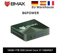 BMAX Mini PC B6POWER Intel Core I7-1060NG 7 Windows 11 16GB RAM 1TB NVME SSD muslimex x 2 HDMI USB 16GB 1TB