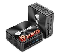 BMAX Mini PC B9Power con Intel Core i9 12900H (14C/20T, 5.0 GHz), 24GB LPDDR5 RAM + 1TB SSD NVMe, Mini Desktop Computer, 4K@60Hz Triplo display, WiFi 6, Bluetooth 5.2, Type-C, USB*4, DP 1.4a