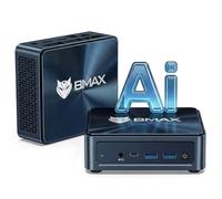 BMAX Mini PC, Intel Core Ultra 7 155H, 24 GB LPDDR5 + 1 TB SSD NVMe, Mini Computer con Intel AI Boost Windows 11 Pro | LAN 2.5G | Triplo Display 4K | WiFi 6, BT | per giochi/creatività/ufficio/casa