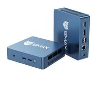 BMAX Ufficio Mini PC Windows 11 Pro 12GB RAM 256GB SSD Intel 5205U, 1,9 GHz | Supera N4000, espandibile fino 2 TB SSD, DP HDMI 4K Dual Display, WiFi/BT/RJ45/4xUSB/WOL, Mini computer desktop home uso HTPC
