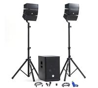 BMBmsonic BMS-12-ARRAY-BT 1000 W, altoparlanti satellitari, subwoofer USB/Bluetooth + chiavetta USB 32 GB