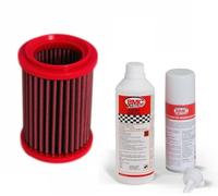 BMC Filtro dell'aria sportivo + pulitore compatibile con Ducati Monster 696 M5 anno di costruzione 2008-2014