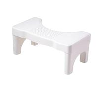 Bmdjdq Sgabello da bagno, sgabello da vasino, sgabello, aiuti di allenamento vasino, design non slip, supporto alla postura, 40x21x17cm, per bambini anziani, postura toddler accovacciata, indoor