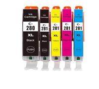 bMdTEPWmY Cartuccia d'inchiostro PGI-280 CLI-281 PGI280 CLI281 compatibile con TS8120 TS9120 TR7520 TR8520 TS6120