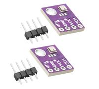 BME-280 sensore barometrico per temperatura, APKLVSR umidità e pressione dell'aria, BME sensore di umidità 5 V modulo IIC I2C compatibile con Arduino e Ras-pberry Pi (2 pezzi)