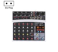 BMG-06D 6 canali Mixer dal vivo Telefono cellulare Bluetooth Scheda audio digita