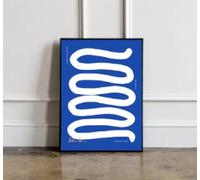 BMGKYAGL Decorazione su tela, retrò, astratto, classico, ispirazione, pensiero positivo, animali, persone, arcobaleno, decorazione per la casa, cornice 30x45 cm
