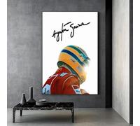BMGKYAGL Legend Poster Canvas Wall Art Home Decor Icona delle corse brasiliane Tre poster per pareti Decorazione 50x70cm senza cornice