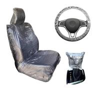 BMGRKYQX 30 pezzi coprisedili monouso per auto anteriori universali antipolvere impermeabili