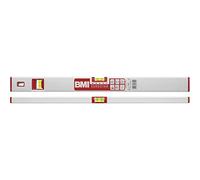 BMI 57102 Livella Eurostar, 2 Bolle, 40 cm, Grigio/Rosso