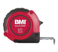 BMI 57109 Flessometro Twocomp, 5 x 19 mm, Nero/Rosso